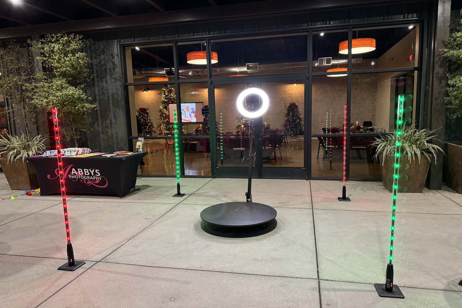 This is what a Bakersfield photo booth looks like.